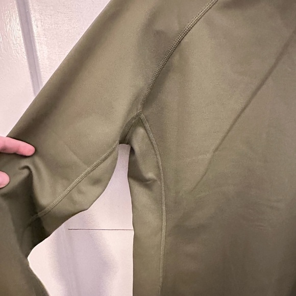 STOIC Woman tech fleece green zippered gorpcore activewear running jacket S - Picture 12 of 16